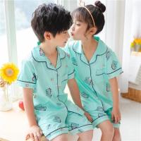 Conjuntos de pijamas de verano para niñas de manga corta para estar en casa - details 3