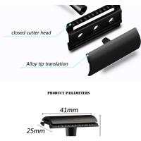 Maquinilla De Afeitar De Doble Filo Para Hombre, Afeitadora De Seguridad, De Acero Inoxidable, Ligera, Ajustable - details 3