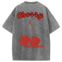 Camiseta Fresca y Ropa Vista Manga Corta, Cuello Redondo, Algodón, Moda Fresca para Mujeres - details 35