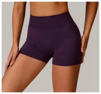 Pantalones cortos de yoga de cintura alta sin costuras, pantalones deportivos para apretar la cintura y levantar la cadera, usados ​​como pantalones cortos para correr - details 6