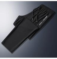 Pantalones de Seda Helada de Verano para Hombre Ropa de Trabajo de Estilo Holgado - details 16