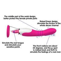 Leten-vibrador para chupar y lamer Vagina para adultos, succión Oral, clítoris, estimulación del pezón, masajeadores, masturbación femenina, juguete sexual erótico - details 2