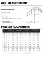 Camisa holgada de manga corta para hombre, top estampado de talla europea, informal, a la moda, novedad de 2023 - details 0