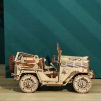 Rompecabezas de madera creativos para adultos y niños, conjunto de modelos de construcción DIY, montaje de camiones mecánicos 3D, coches Montessori, Kit de juguetes de escritorio - details 19