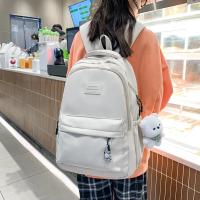 Mochila impermeable de alta capacidad para mujer, morral escolar para ordenador portátil, bonita bolsa de viaje para libros, a l - details 12
