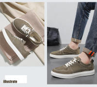 Cuero genuino zapatos de los hombres 2025 primavera nueva tendencia coreana versátil retro zapatos de la junta gruesa suela blanca deportes y zapatos de ocio hombres - details 2