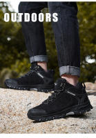 Botas de senderismo al aire libre para hombre, botas de Trekking duraderas antideslizantes para escalada de montaña, botas tácticas militares de alta calidad - details 20