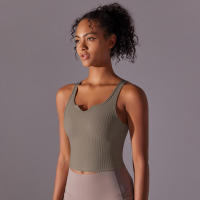 Sujetador de Yoga sin Costuras Alto Impacto Deportivo, Top de Cultivo A Prueba de Golpes, Secado Rápido, Ideal para Ciclismo y Gimnasio - details 31