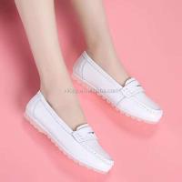 Zapatos de moda con parte superior plana y de cuero suave, zapatillas ligeras para mujer - details 0