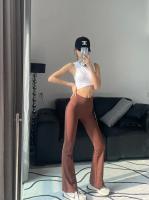 Pantalones de Yoga para Mujer Corte de Botas, Cintura Alta, Ajuste Perfecto para Primavera y Verano, Chándal Femenino, Pantalones de Gimnasio Elegantes - details 6