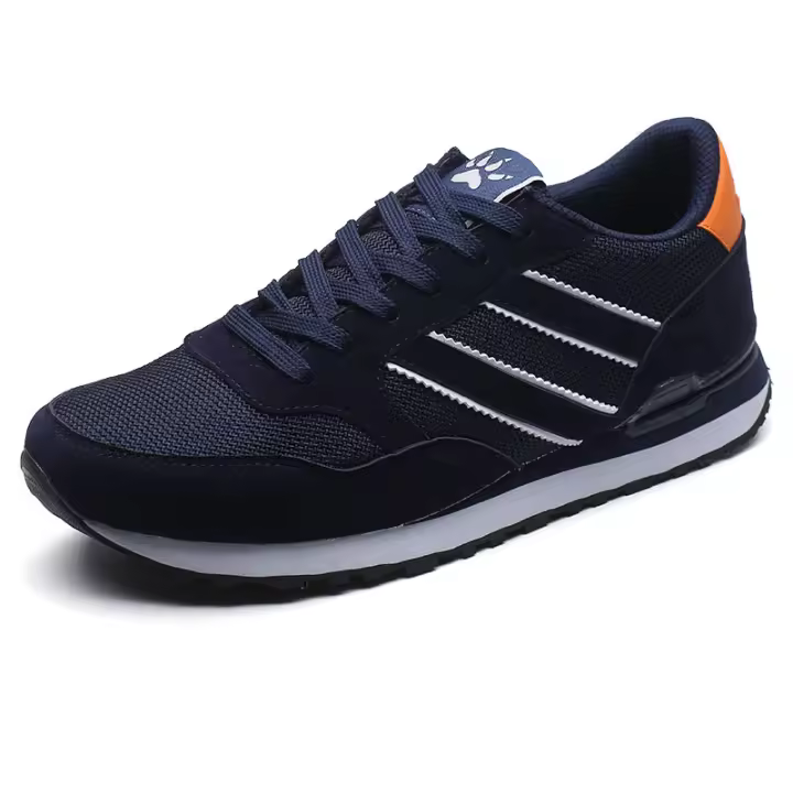 Zapatillas deportivas de cuero para hombre, zapatos para correr antideslizantes, cómodos y transpirables - 1