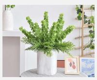 5 unidades/lote de plantas verdes, 42 cabezas, hojas de loto, decoración de jardín de boda, accesorios de césped falso para el hogar, flores de fiesta - details 2