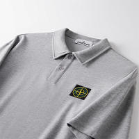 Camiseta de hombre de alta calidad de hip-hop, camisa de manga corta bordada de moda de verano Stone Island - details 0