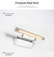 Lámpara LED de pared para espejo de baño, luz nórdica impermeable para dormitorio y sala de estar, color blanco cálido, CA 220V 110V - details 3