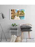RUOPOTY Pintura por Números Moderna de Paisaje Tamaño 40x50cm Marca de Lienzo de Propropeleno - details 1
