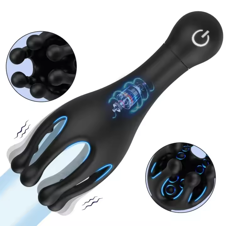 Vibrador de Placas para Hombres Estimulador de Gláns Duradero Entrenador de Resistencia - 1