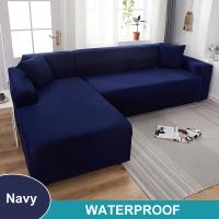 Funda de sofá impermeable para sala de estar, cubierta elástica para sofá esquinero en forma de L, 1/2/3/4 asientos - details 12