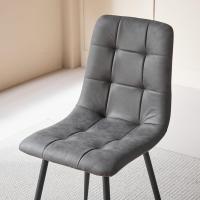 Juego de Comedor de Mesa Redonda 100cm con 4 Sillas Conjunto de Mesa y Sillas de Comedor, Cocina y Salón (Madera Oscura+Marrón Claro (PU)) - details 16