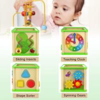 Juguetes Montessori para niño y niña de 1 año, Cubo de actividades de madera, regalo para niña de 1 año, juguetes educativos - details 2