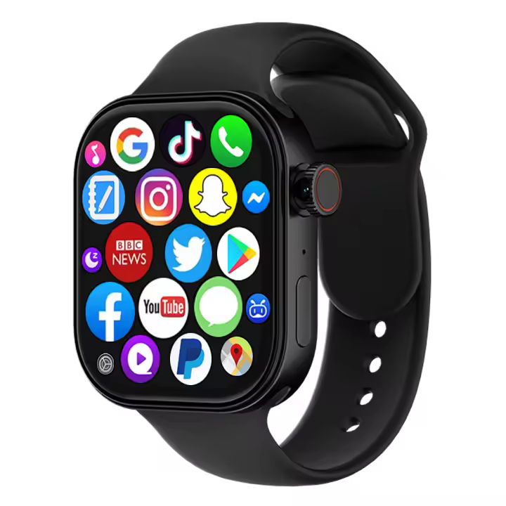 2025 nuevo reloj inteligente VP99 hombre mujer 32GB de memoria 200W cámara extraíble de alta definición Video Chat conexión WIFI tarjeta SIM posicionamiento GPS detección de ritmo cardíaco sistema Android AMOLED 4G Smartwatch - 1