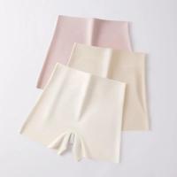 Bóxer para mujer, bragas sin costuras, pantalones cortos de seguridad de talla grande, ropa interior de seda helada, parte inferior de falda de verano - details 6