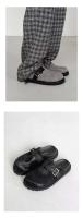XINZIRAIN Zapatillas de plataforma alta clásicas de cabeza redonda antideslizantes suela de EVA mula de mujer zuecos de madera pareja - details 6
