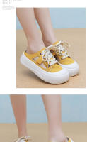Zapatos de las mujeres 2025 verano nuevo transpirable casual tela zapatos de las mujeres de suela suave de moda versátil de las mujeres de la mitad de arrastre resistente al desgaste zapatos individuales - details 13
