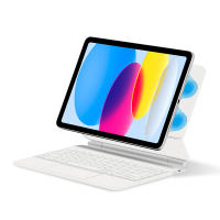 AJIUYU-Teclado mágico magnético para iPad 10, 10. ª generación, 2022, 10,9 pulgadas, funda inteligente, inglés, Español, Teclado mágico - details 7