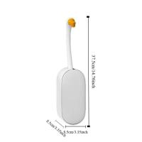 Cepillo de baño con forma de ganso montado en la pared, cepillo de baño colgante divertido blanco, cepillo recargable de silicona, Herramientas de limpieza de esquina para Baño - details 0