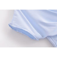 Elegante Vestido de Satén de Verano Cintura A-line para Mujeres 2025 Manga Corta Cuello en V - details 14