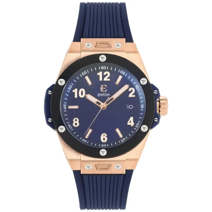 Reloj Mecánico de Acero Inoxidable ENITON 40mm Diseño de Lujo Comercial para Hombres - 1