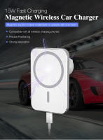 Nephy Cargador de Coche Inalámbrico Rápido de 15W Soporte de Teléfono para Magsafe IPhone 14 13 12 Pro Max Samsung Macsafe Air Vent de Taiwán - details 0