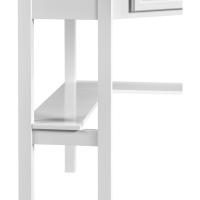 Mesa Escritorio en L con Cajon Mesa de Estudio Moderno Tocador de Maquillaje para Dormitorio - details 2