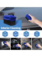 Cepillo de esponja de encerado para limpieza de neumáticos de coche, almohadillas de pulido de bordes y esquinas, belleza de coche - details 2