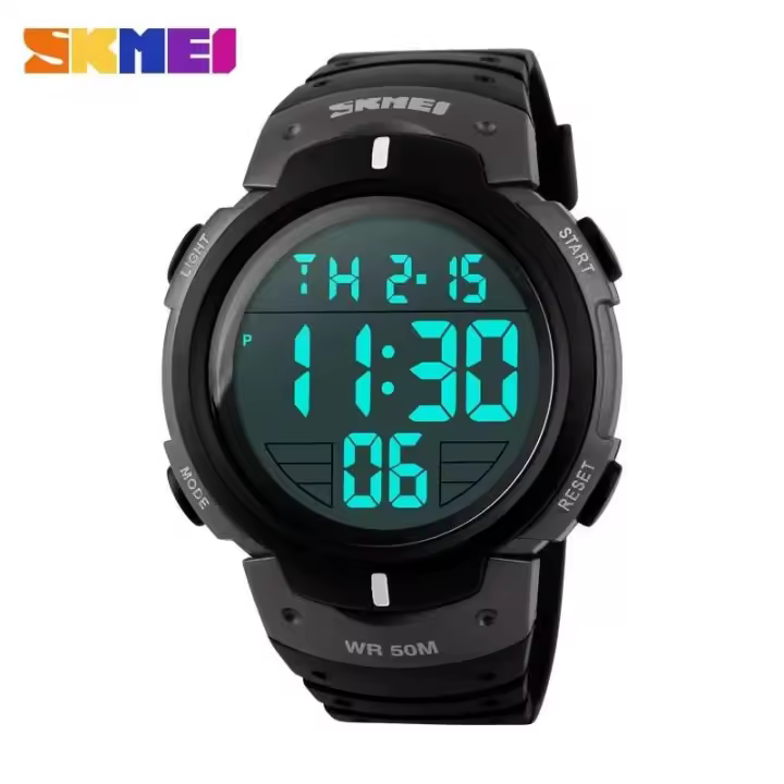 Reloj Deportivo de Lujo Premium Reloj Militar LED Impermeable Pulsera de Cuero - 1