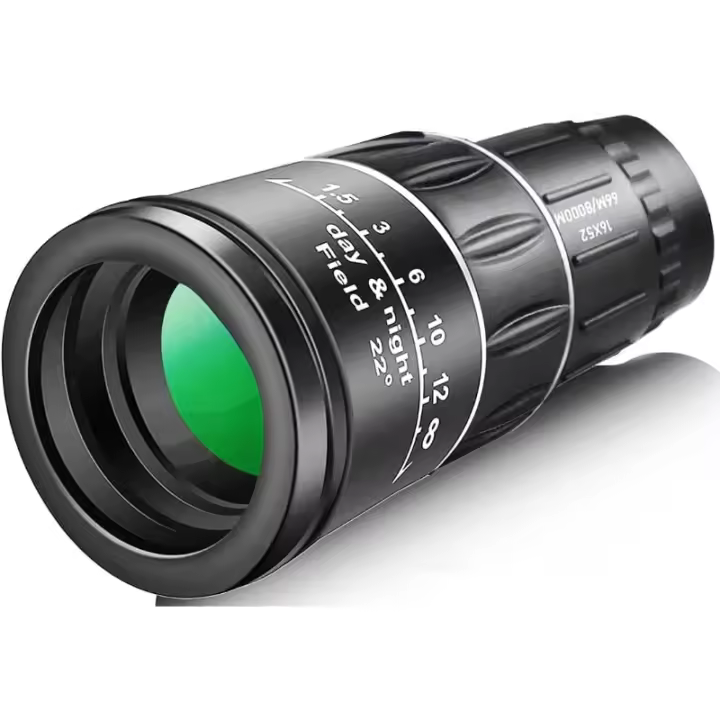 Monocular compacto de mano para adultos y niños, telescopio para ver aves, concierto, mira de enfoque, 30x52 HD - 1