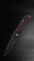 Navaja Plegable Cuchillo Multiusos para Camping y Picnic Hojas de Acero Inoxidable Negro Cubiertas - details 7