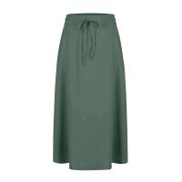 Falda elástica plisada estampada de cintura alta a rodilla para mujer, moda, fiesta, verano, 2024 - details 33