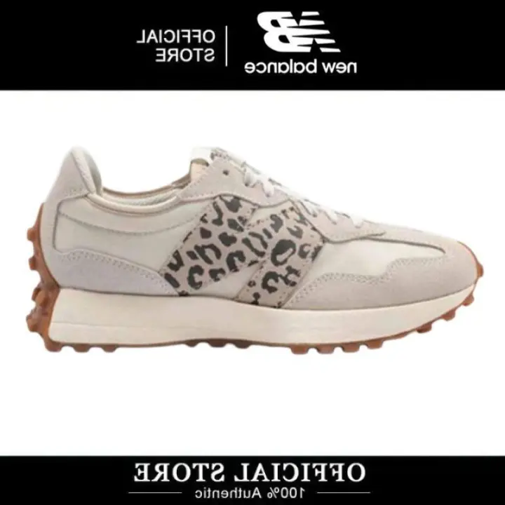 LETEN 100% auténtico NB 327 estampado de leopardo MS327ANA para hombres y mujeres Retro Casual zapatos para correr pegatinas de pared - 1