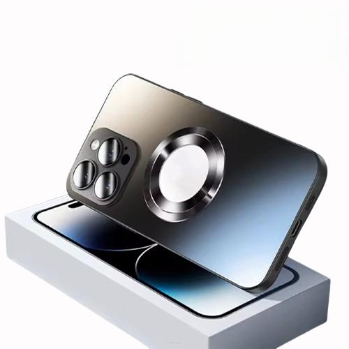 Custodia magnetica per iPhone Air, compatibile con MagSafe, in silicone liquido, antiurto e antigraffio Blu