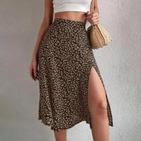 Falda de verano con estampado Floral para mujer, falda holgada de cintura alta, transpirable, elegante, ropa femenina - details 35