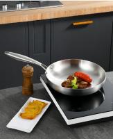 Sartén de acero inoxidable 304, sartén antiadherente multifuncional sin recubrimiento, herramientas de cocina plegables, utensilios de cocina - details 9