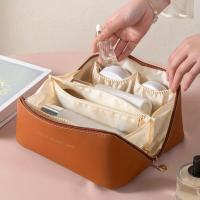Organizador de maquillaje, kit de aseo femenino, estuche de maquillaje, bolsa de almacenamiento, caja de lujo para mujer, bolsa de cosméticos, bolsa organizadora para viaje con cremallera - details 6