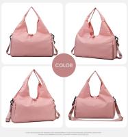 Bolsa de gimnasio para mujer, bolso de mano deportivo de gran capacidad con correa para el hombro, ideal para Yoga y natación - details 6