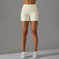 Pantalones cortos de yoga para mujer, pantalones cortos Fiess para correr, ciclismo, transpirables, cintura alta, entrenamiento, gimnasio, verano - details 35