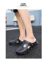 Sandalias de verano para hombre, zapatillas de plataforma a la moda para la playa, sandalias deslizantes con suela Eva, zuecos - details 18