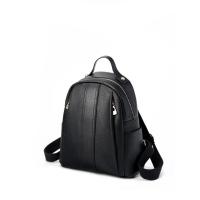 Mochila de piel de vaca de primera capa versátil de gran capacidad Mochila de mujer bolso versátil de cuero suave - details 6