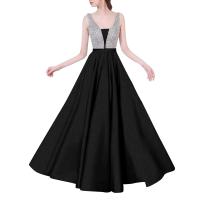 Elegante Vestido de Noche de Secuencia Corte Alto y Vibrante para Mujeres - details 3