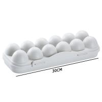 Soporte de Huevos de Plástico Portátil 12 Rejillas Ideal para Camping, Picnic, Senderismo, Viajes - details 1