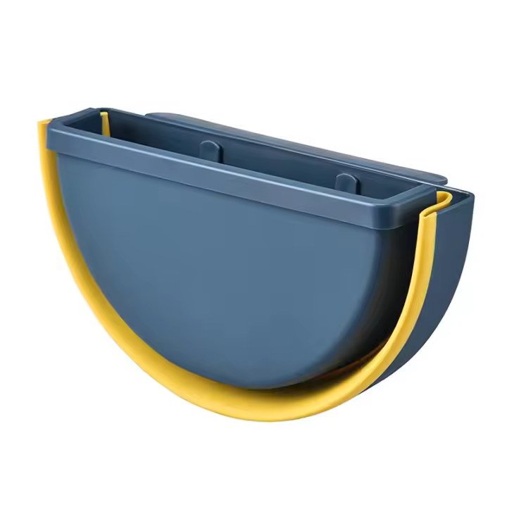 Cubo de basura colgante para cocina, cesta de basura plegable para puerta de armario, cocina y baño - 1